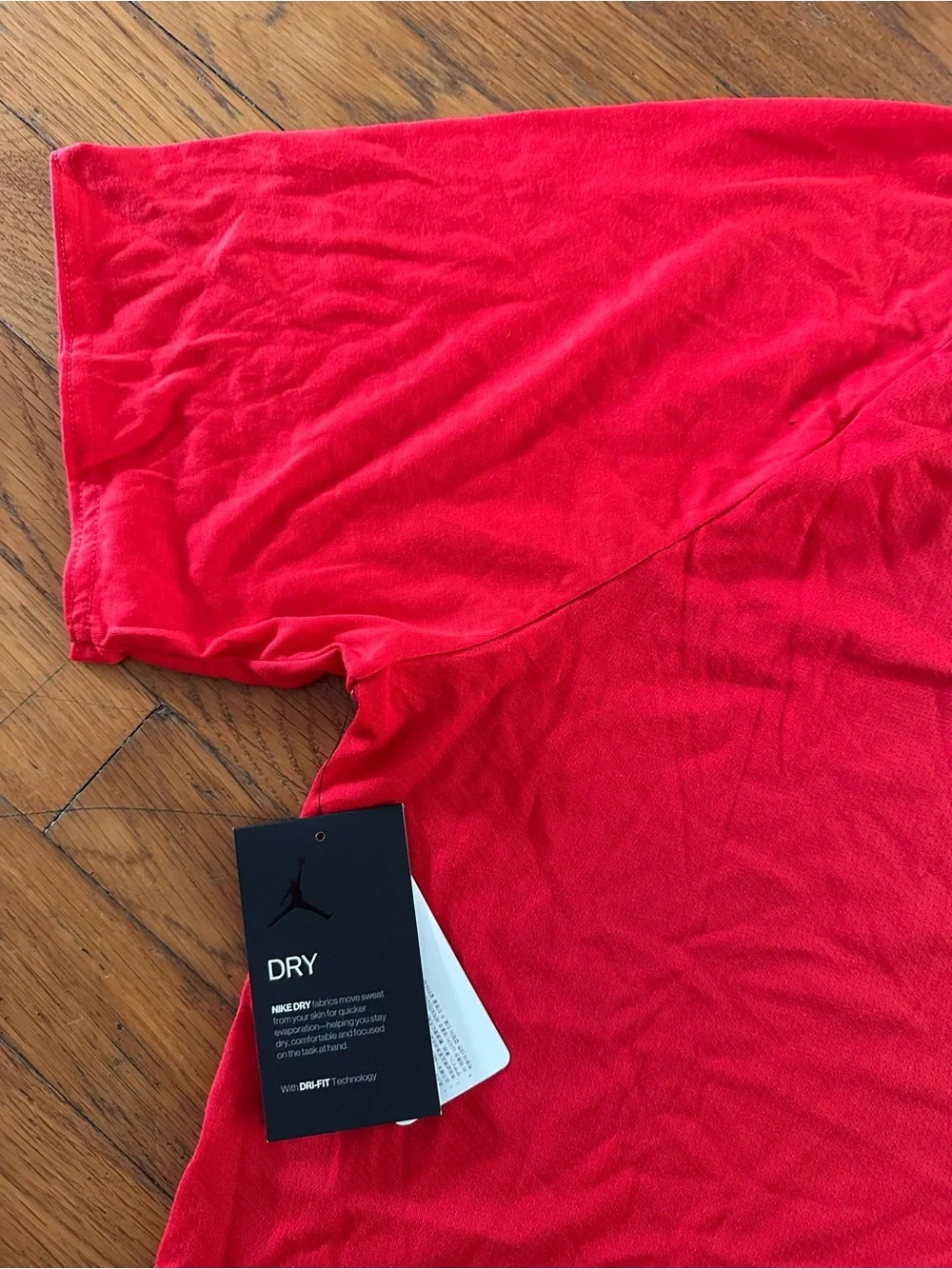 Jordan Dri-FIT Men’s Red Training Shirt Size L NWT